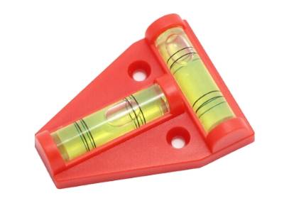 T-shaped cylindrical bubble level vial